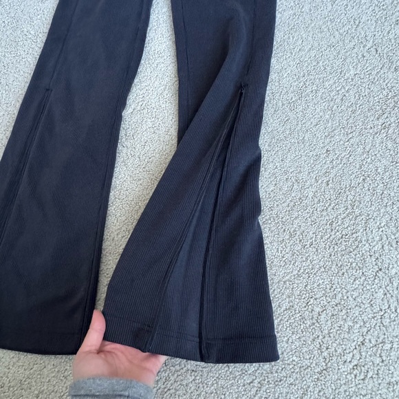 Lululemon - Softstreme Ribbed Zip Flare Pant - Picture 11 of 15
